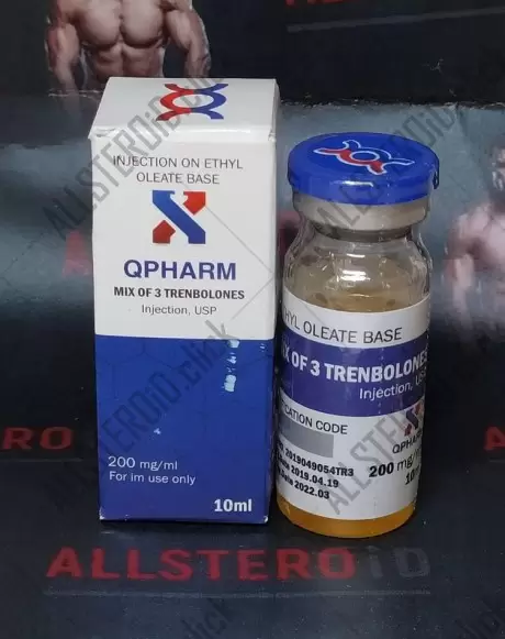 QPHARM MIX OF 3 TRENBOLONES 200 мг/мл - ЦЕНА ЗА 10МЛ